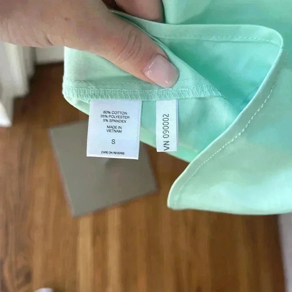 NWT size S teal NY&Co pullover 3/4 button up top - Picture 6 of 6